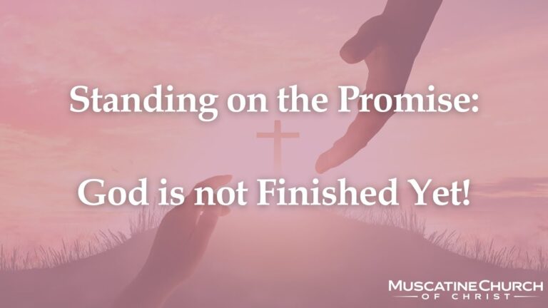 God Is Not Finished Yet!