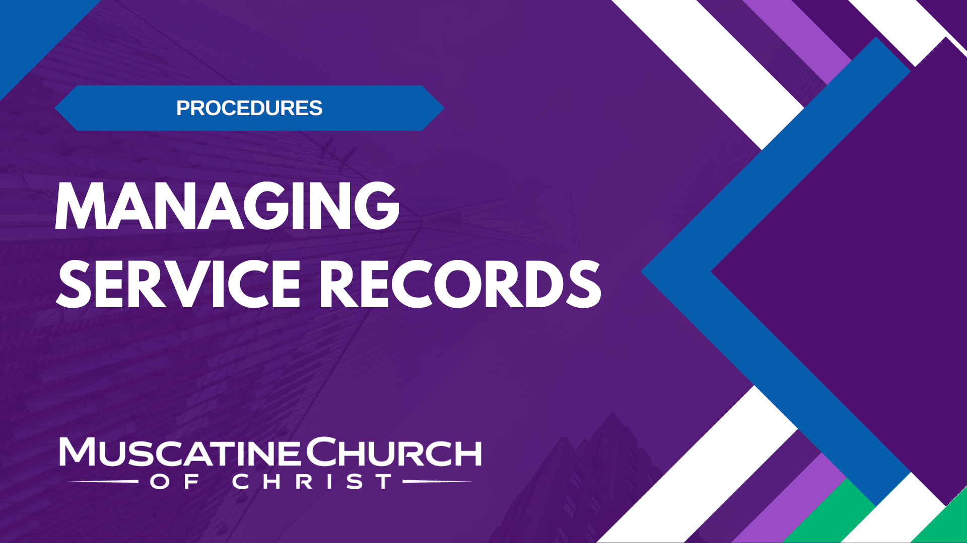 Managing Service Records