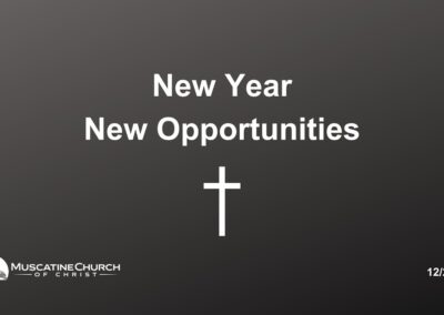 New Year, New Opportunities