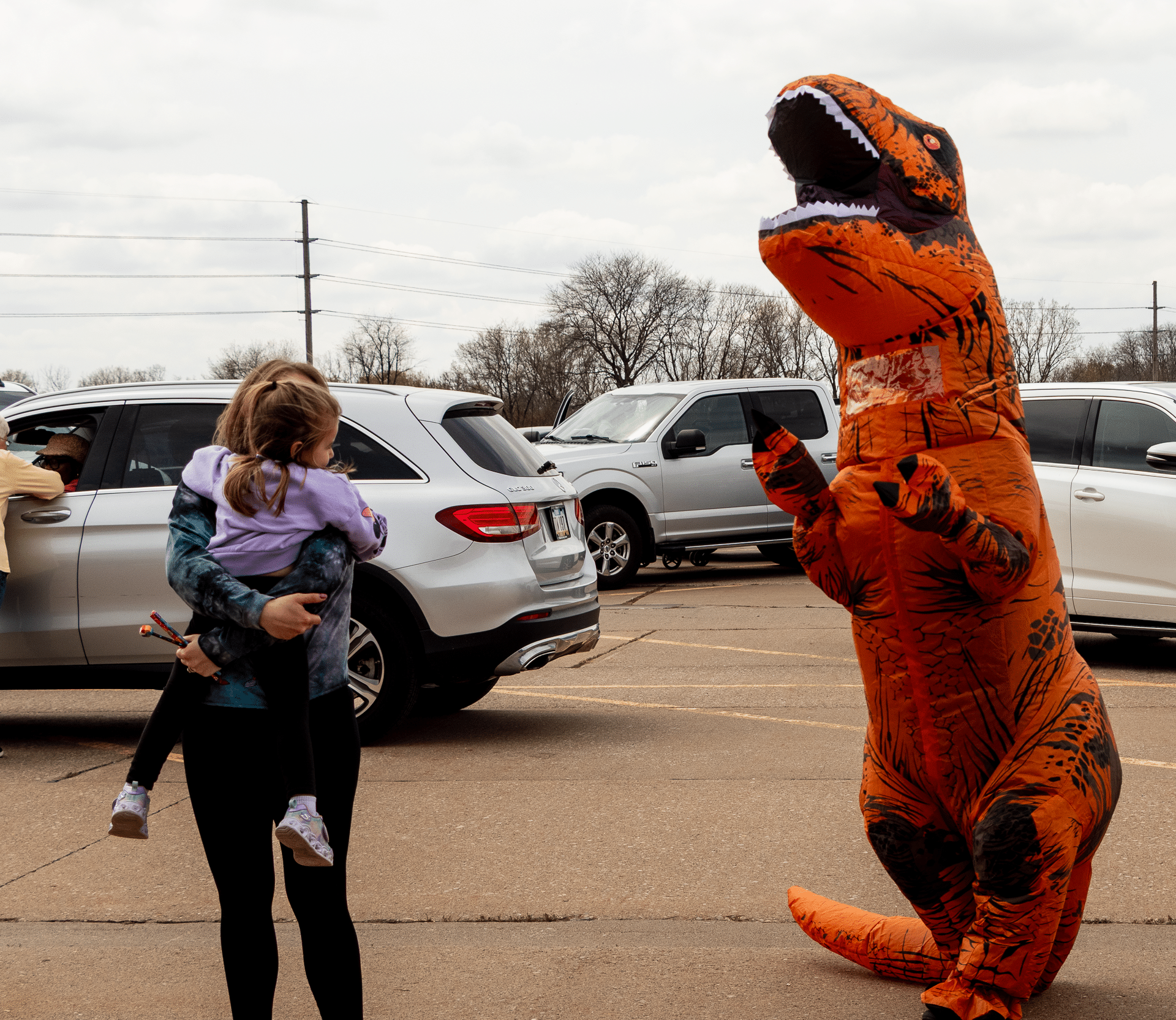 A joyful welcome outside our church—fun costumes, friendly faces, and families gathering with hope and community. - Muscatine Church of Christ