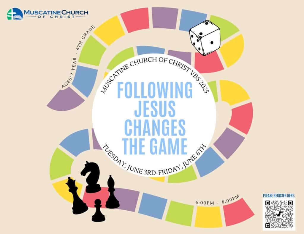 All are welcome! Join Muscatine Church of Christ VBS—fun, faith & hope as we follow Jesus together. - Muscatine Church of Christ