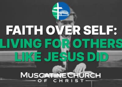 Faith Over Self: Living for Others Like Jesus Did